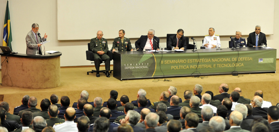II Seminário Estratégia Nacional de Defesa, realizado em fevereiro de 2012. Foto: Divulgação/Ministério da Defesa