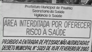 Prefeitura Municipal de Paulínia - Interditada por oferecer risco à saúde