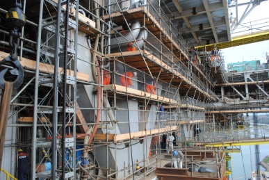 Investigação constatou muitos andaimes nas obras