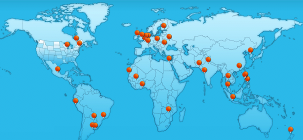 Mapa das ações previstas - clique para ver detalhes.