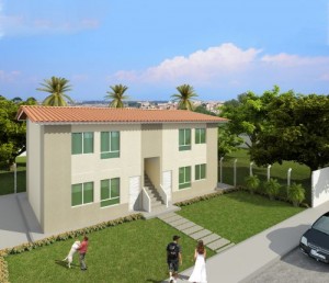 Imagem ilustrativa de casa do "Residencial Caminho do Mar" (Foto: Reprodução/Gráfico Empreendimentos)