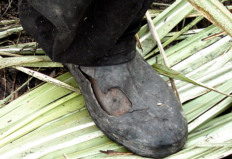 Homem libertado de trabalho escravo, em 2009, no RJ