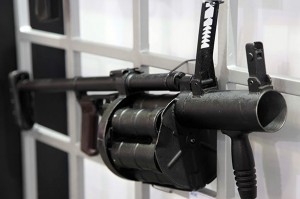 Arma exibida na LAAD