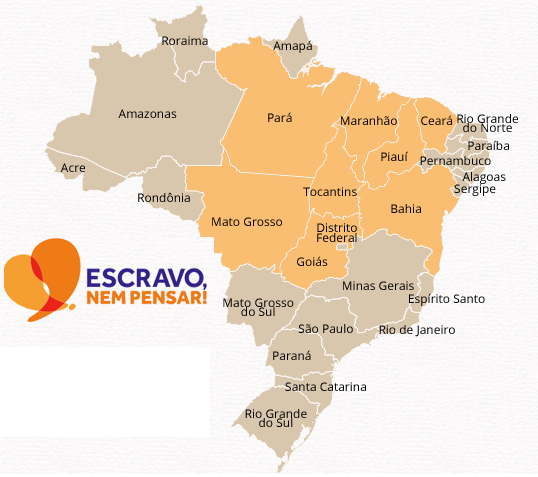 ‘Escravo, nem pensar!’ apresenta novo site