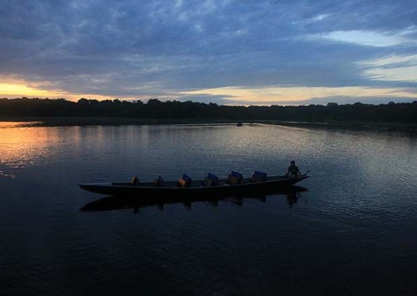 Lago Angu na Reserva Ecológica Lodge Napo Wildlife Center. Foto: Patricio Teran / El Comercio