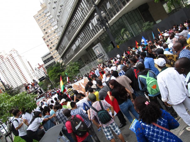 Por uma nova lei migratória foi a reivindicação do movimento que manifestou-se em São Paulo