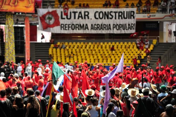 Reforma Agrária "Popular" foi defendida no Congresso do MST. Foto: Marcelo Camargo/Agência Brasil