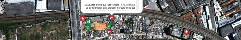 Mapa reúne violações contra Favela do Moinho