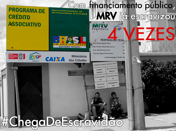 Campanha cobra responsabilidade de empresas contra trabalho escravo na construção