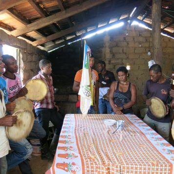 Folia de São Sebastião, casa de Katia e Rivalino