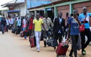 Com o fechamento do abrigo de Brasileia (AC), em abril deste ano, cerca de 700 imigrantes tiveram que deixar o local. Foto: Sérgio Vale/Secom-AC