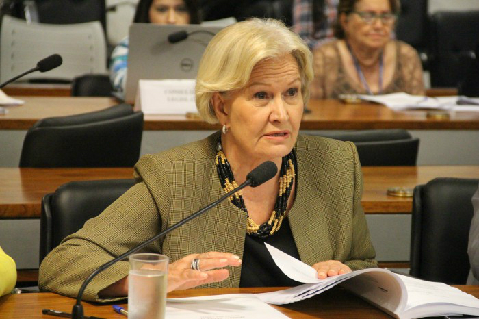 Senadora Ana Amélia (PP-RS), autora de projeto que muda as regras para a realização de pesquisas clínicas (Foto: Agência Senado)