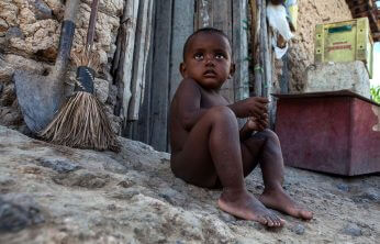 Uma das crianças da casa. Foto: Lilo Clareto/Repórter Brasil