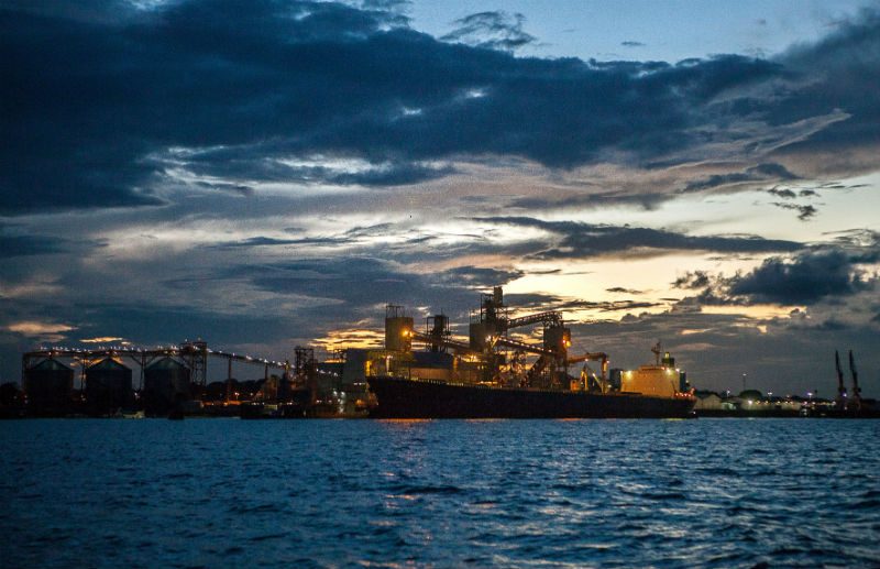 Quilombolas fazem paralelo entre o Porto do Maicá e o terminal construído pela Cargil no começo da década. Foto: Lilo Clareto
