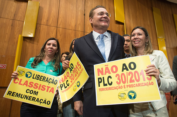 O Senado, presidido por Renan Calheiros, ainda não colocou a questão em pauta. Foto: Agência Brasil