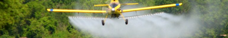 Como o agronegócio atua para garantir a pulverização de agrotóxicos pelo ar