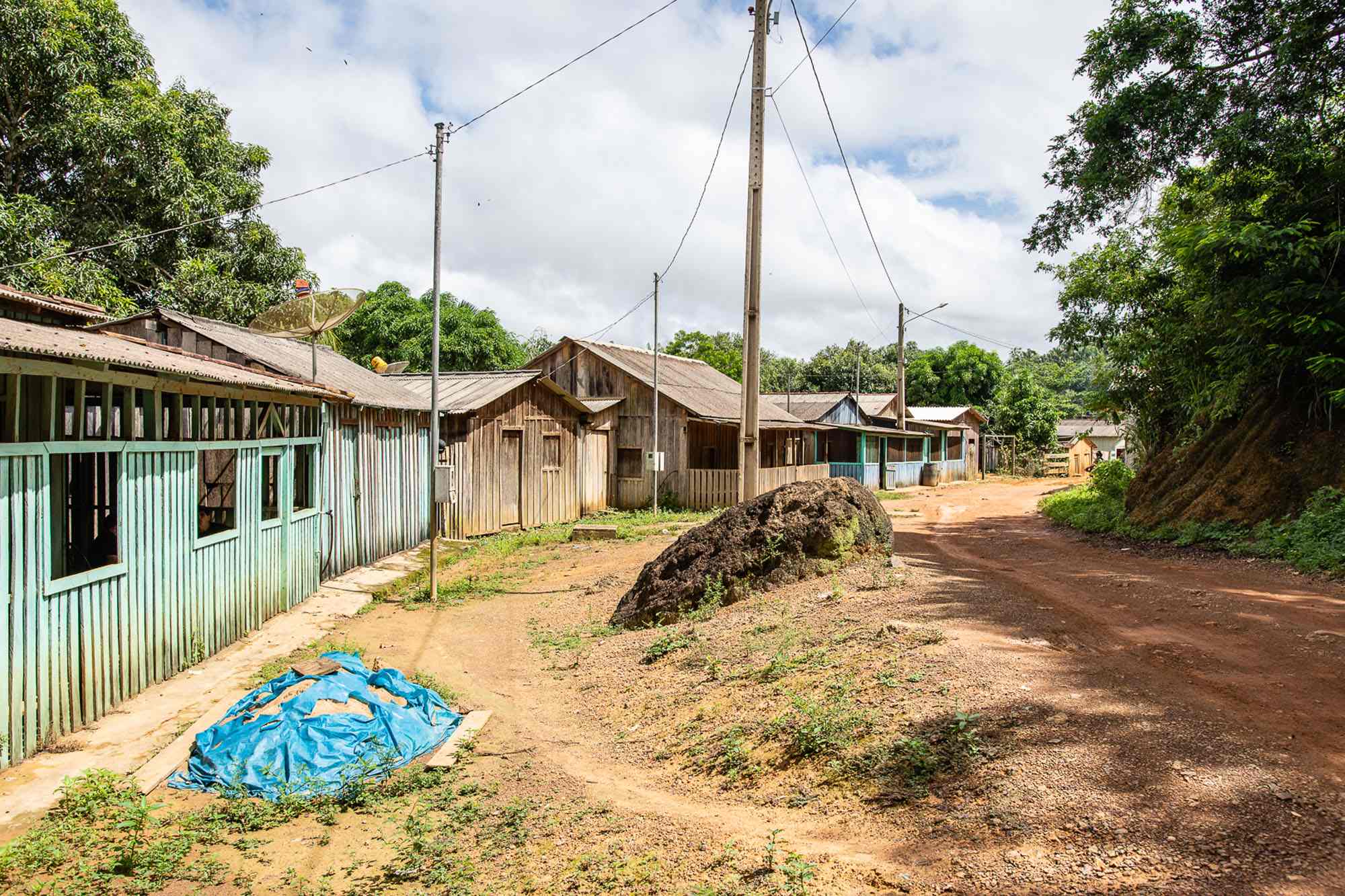 casas abandonadas no PA Ressaca (Foto: Cícero Pedrosa Neto/Amazônia Real)