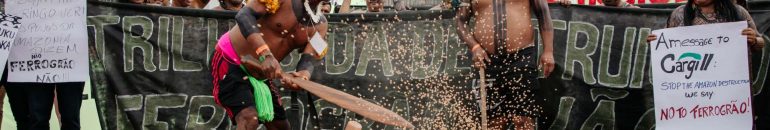 Ferrogrão: indígenas protestam contra ferrovia apoiada por Lula e Bolsonaro